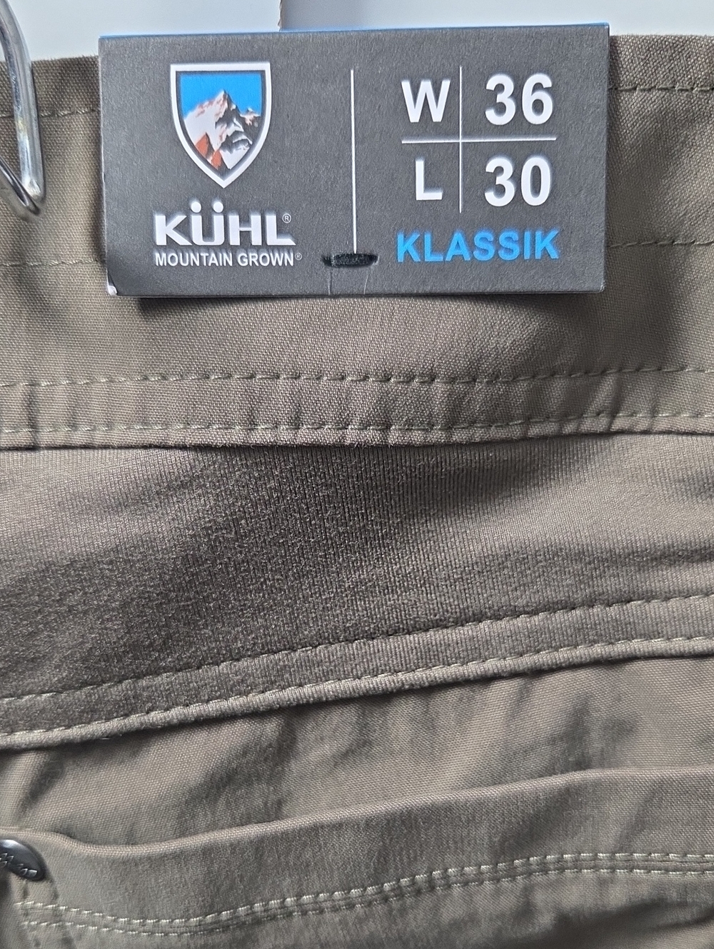 Kuhl Radikl Men's Pants In Burnt Olive Klassik NWT 36x30 - Picture 6 of 13